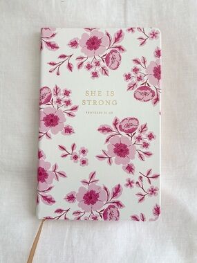 Pink Floral Bible Journal